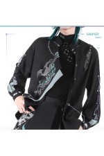 1/3 Delusion Genshin Impact Xiao Neo Chinese Workwear Black Outfit Cosplay Costume